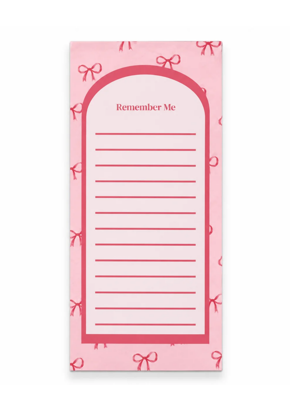 Pink | Remember Me Notepad
