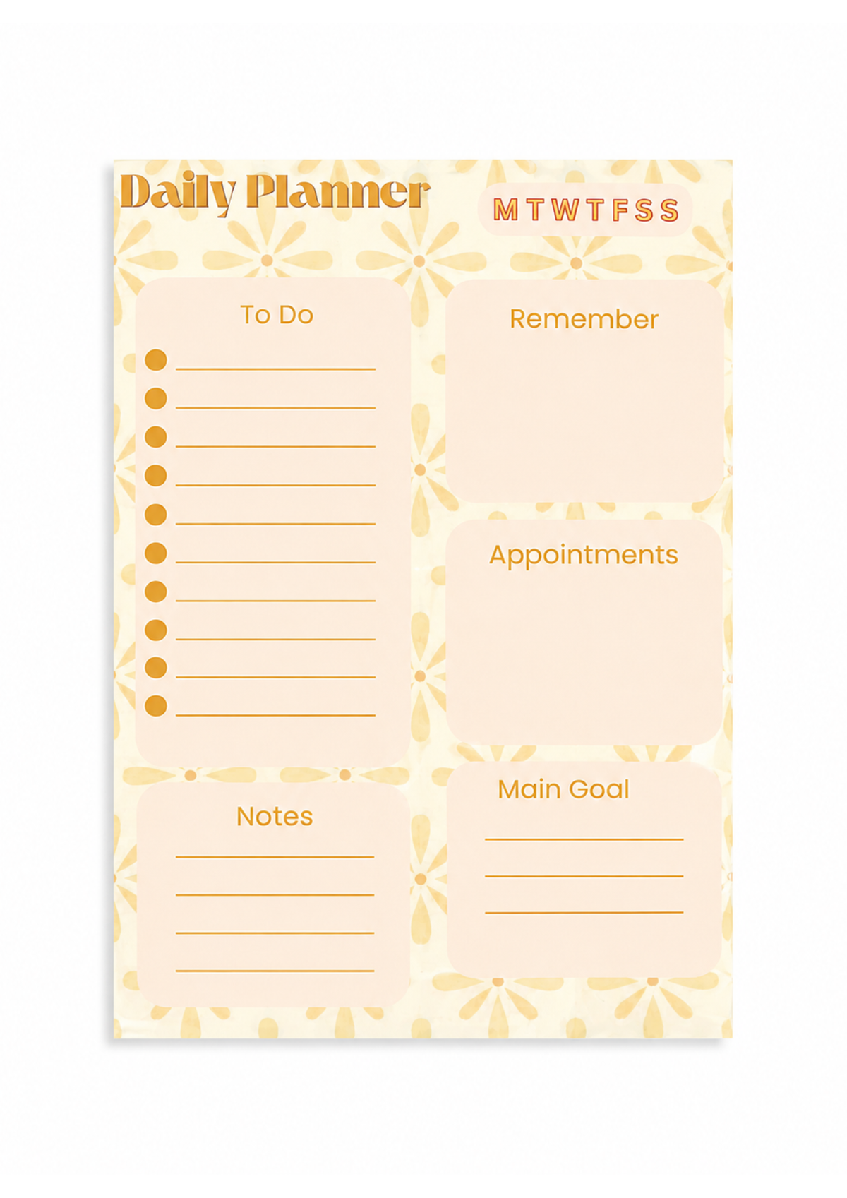 Sunshine | Daily Planner