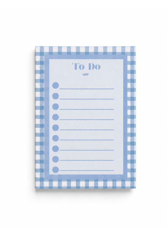 Blue | To Do List Notepad