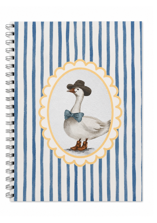 Cowboy Duck Notebook with 2026&2027 Calendar