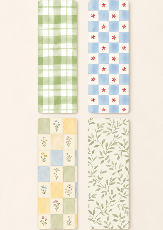 Serenity Bookmark Set | 4-Piece Bookmark Collection