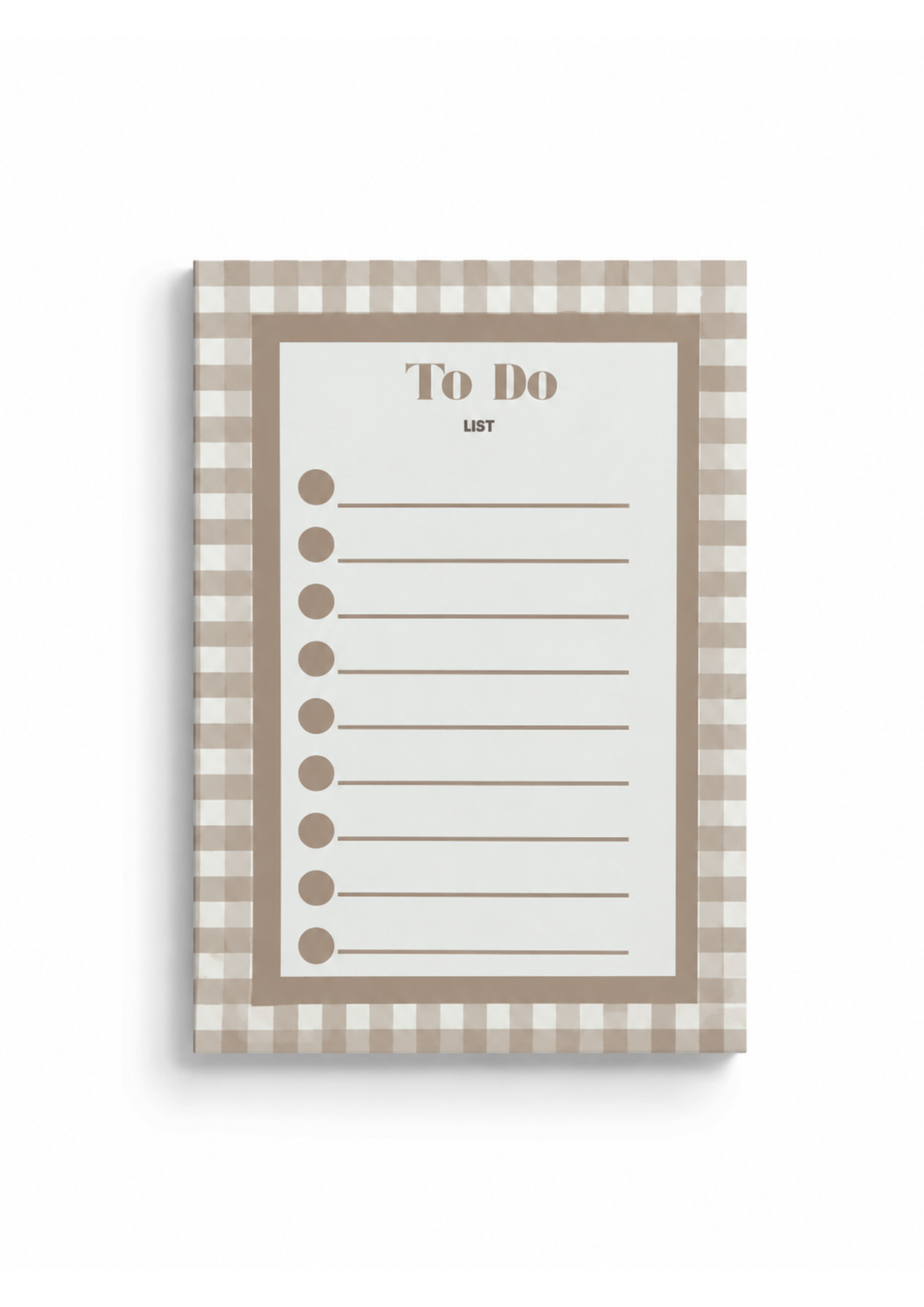 Brown | To Do Notepad