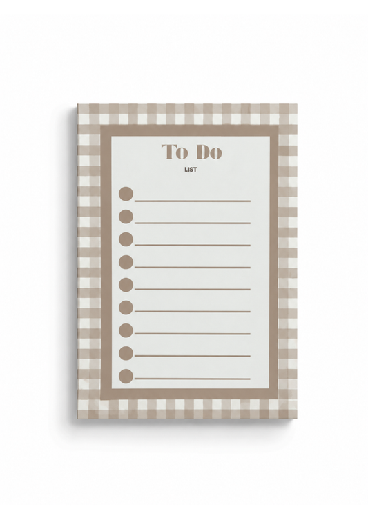 Brown | To Do Notepad