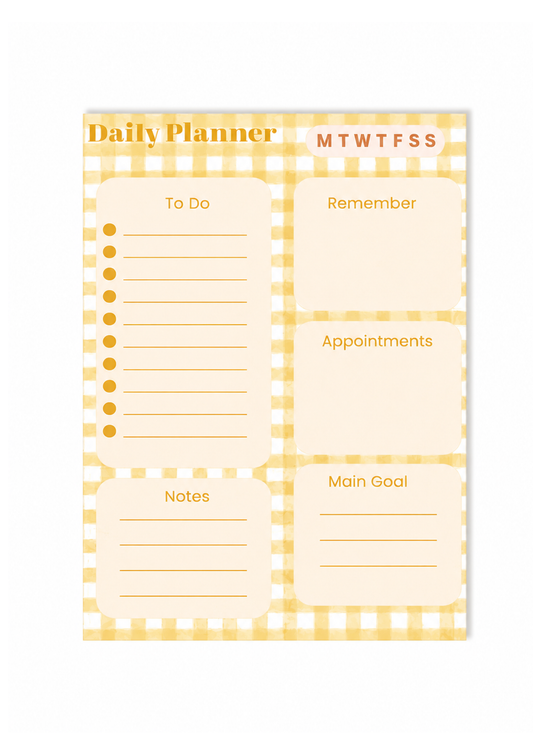 Yellow | Daily Planner