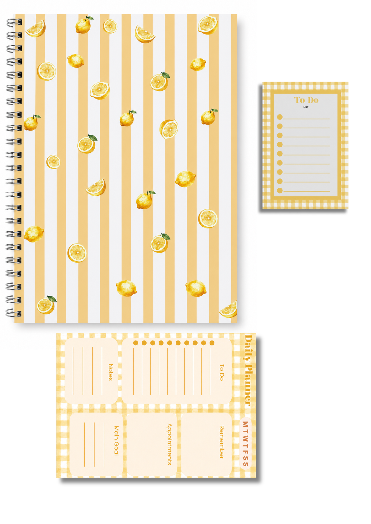Lemon | Notebook and Planner Set