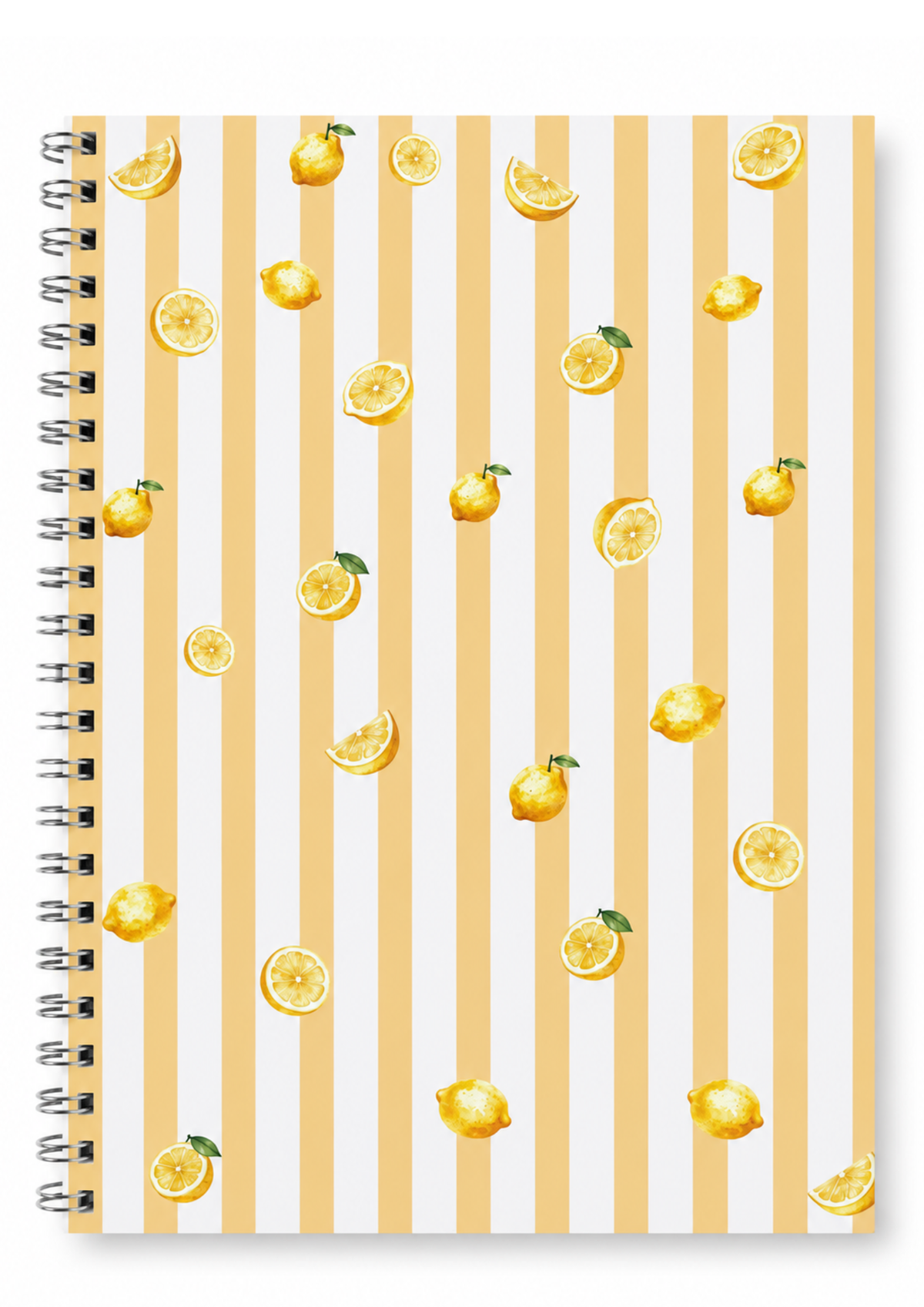 Lemon Notebook with 2026 & 2027 Calander