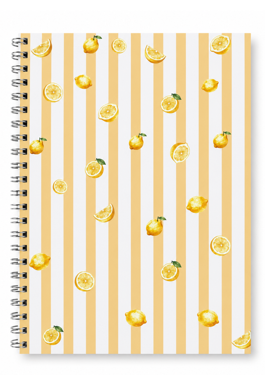 Lemon Notebook with 2026 & 2027 Calander