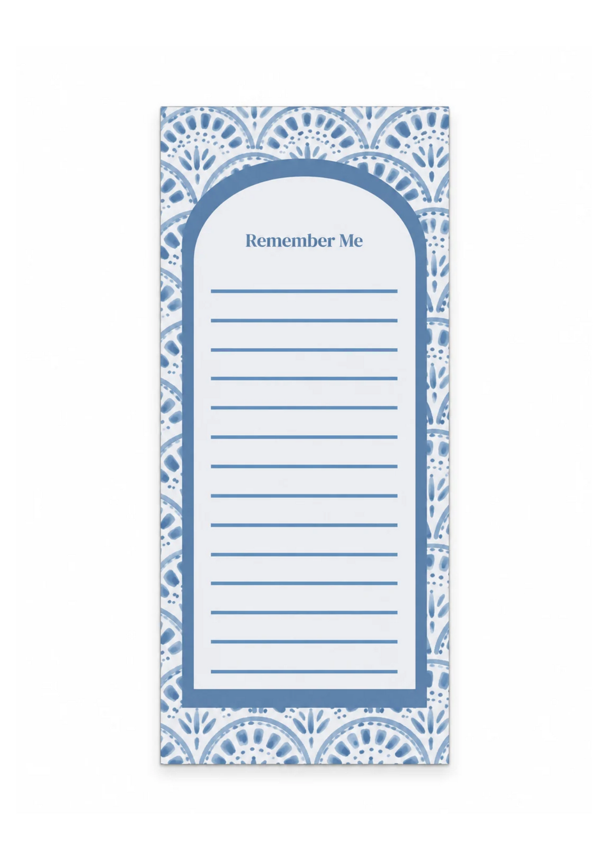 Blue | Remember Me Notepad